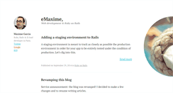 Desktop Screenshot of emaxime.com